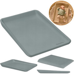 Lionelo Megs Σκληρή Αλλαξιέρα Μωρού Πλαστική 70x50cm Πράσινο Mint