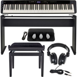 Casio PX-S3100 Deluxe Bundle Ηλεκτρικό Πιάνο Stage με 88 Βαρυκεντρισμένα Πλήκτρα Black