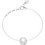 Guess Moon Drops Γυναικείο Βραχιόλι Αλυσίδα από Ατσάλι Ασημί με Ζιργκόν UBB06246JWRH