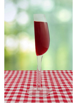 Winkee Ποτήρι Κρασιού Γυάλινo Κολωνάτο Half Wine Glass 16878