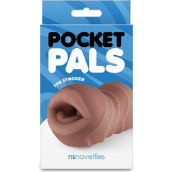 NS Novelties Pocket Pals Stroker Pocket Mouth Αυνανιστήρι Brown