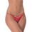 Milena By Paris Γυναικείο Sexy String με Δαντέλα Κόκκινο 7664