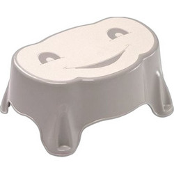 Thermobaby Babystep Βοηθητικό Σκαλοπάτι Μπάνιου Πλαστικό Αντιολισθητικό Εκρού