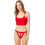 Cottonhill Γυναικείο Sexy String Κόκκινο CH6072