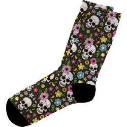 Dimisocks Do You Dare Skulls & Flowers Ανδρικές Κάλτσες Ψηλές με Σχέδια Πολύχρωμες 60112