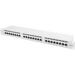 Lanberg PPS6-1024-S Ethernet Patch Panel Rack 1U 19" 24 Θυρών Cat.6 Shielded