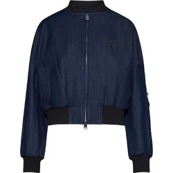 Silvian Heach Γυναικείο Μπουφάν Bomber Κοντό Navy Μπλε GPP26018GB
