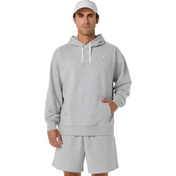 ASICS French Terry Relaxed Ανδρικό Αθλητικό Φούτερ με Κουκούλα Γκρι 2031F449-020