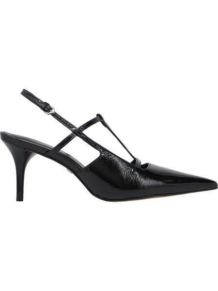 Carrano Γόβες Slingback Λουστρίνι με Τακούνι Στιλέτο Μαύρες 894005-PNTL01