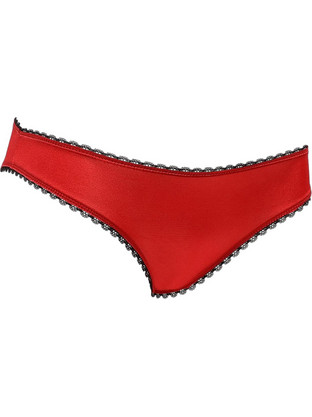 Gsecret Γυναικείο Sexy Slip με Δαντέλα Κόκκινο CH0550-17792