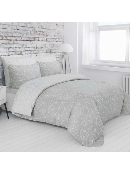 Espree Σετ Σεντόνια Μονά Βαμβακερά 170x270 Mila Grey