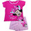 Disney Minnie Mouse Παιδική Πιτζάμα Βαμβακερή Καλοκαιρινή Φούξια MIN36-0748