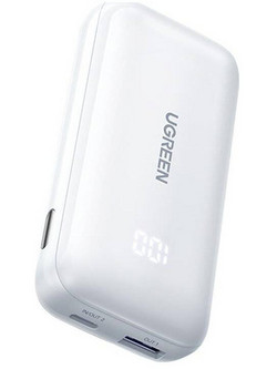 Ugreen PB501 Power Bank 10000mAh 30W με Θύρα USB-A & Θύρα USB-C Power Delivery White