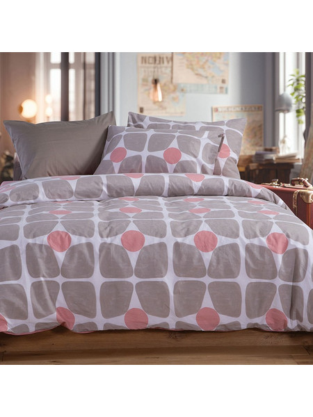 Nef-Nef Σετ Σεντόνια Μονά Βαμβακερά 170x270 Coreo Beige