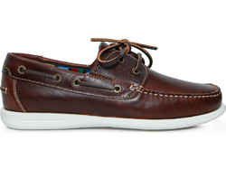 Boss Shoes Ανδρικά Μοκασίνια Boat Shoes Δερμάτινα Καφέ D09130