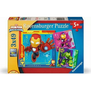 Παιδικό Puzzle Ravensburger Marvel Iron Man & His Awesome Friends 3x49 Κομμάτια
