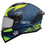 MT Stinger 2 Tagger C3 Blue Matt Fluo Κράνος Μηχανής Full Face 1450gr
