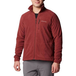 Columbia Fast Trek Ανδρική Ζακέτα Fleece με Φερμουάρ Μπορντό 1420421-681