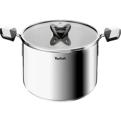 Tefal Emotion+ Κατσαρόλα Ανοξείδωτη Χωρίς Επίστρωση 28cm