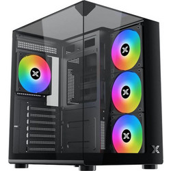 Xigmatek Aqua Compact Black Gaming Midi Tower Κουτί Υπολογιστή με Πλαϊνό Παράθυρο