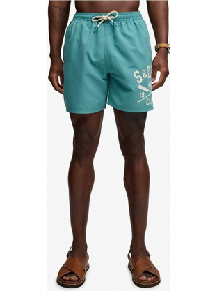 Superdry D3 Ανδρικό Μαγιό Σορτς Τιρκουάζ M3010265A-AB6