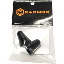 EARMOR Ωτοασπίδες Αφρού 2τμχ Μαύρες