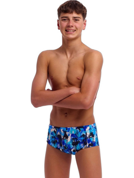 Funky Trunks Αθλητικό Παιδικό Μαγιό Boxer για Αγόρι Γαλάζιο Royal Blue FTS015B72254