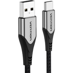 Vention CODHC Braided USB-A to USB-C 0.25m Grey