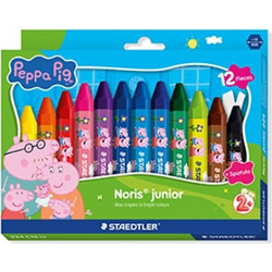 Staedtler Noris Junior Peppa Pig Κηρομπογιές Σετ 12τμχ
