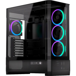 Endorfy Aquarius 8000 Corona Black Gaming Midi Tower Κουτί Υπολογιστή με Πλαϊνό Παράθυρο
