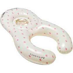 Sunnylife Strawberry Sunshine Βρεφικό Σωσίβιο Swimtrainer 110cm για 1-2 Ετών Μπεζ S61FTSEU