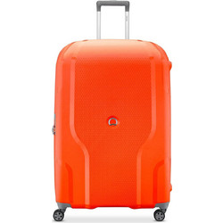 Delsey Clavel Βαλίτσα Μεγάλη 82.5x52.2x33.5cm με 4 Ρόδες Πορτοκαλί