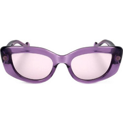 Lanvin LNV641S 516 Γυναικεία Γυαλιά Ηλίου Πεταλούδα Κοκάλινα Μωβ με Ροζ Φακό