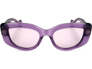 Lanvin LNV641S 516 Γυναικεία Γυαλιά Ηλίου Πεταλούδα Κοκάλινα Μωβ με Ροζ Φακό