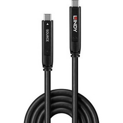 Lindy 43333 USB-C to USB-C 10m Black