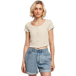 Urban Classics Γυναικείο Καλοκαιρινό Crop Top Βαμβακερό Εκρού TB4103-03680