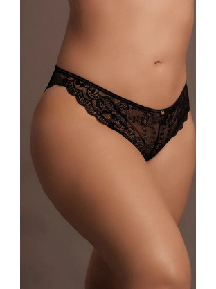 Le Desir Claire Γυναικείο Sexy String με Δαντέλα Μαύρο 7423522597569