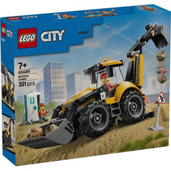 Lego City Yellow Backhoe Loader για 7+ Ετών 60480