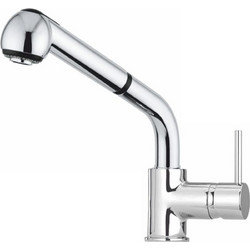 Macart Rubi 705 Titanium Μπαταρία Κουζίνας Πάγκου Διπλής Παροχής Ανάμεικτη με Ντουζ Γκρι