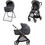 Inglesina Electa Duo 2026 Καρότσι Μωρού 2 σε 1 Garage Grey Bronze Black