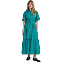 Funky Buddha Midi Καλοκαιρινό Βραδινό Φόρεμα Σεμιζιέ Βεραμάν FBL013-135-13