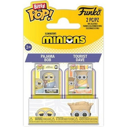 Funko Bitty Pop! Minions 2-Pack Pajama Bob & Tourist Dave