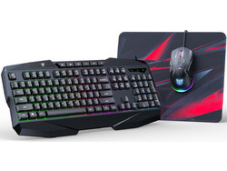 Onikuma TZ3006 Σετ Gaming Πληκτρολόγιο RGB Black