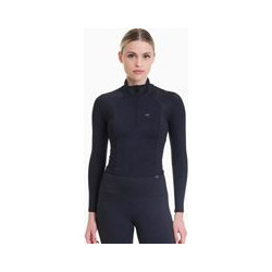 Walk Γυναικείο Αθλητικό Crop Top Μαύρο W961-02