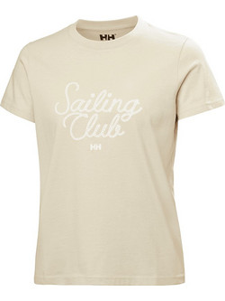 Helly Hansen Core Graphic Γυναικείο Αθλητικό T-Shirt Μπεζ 54592-035