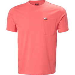 Helly Hansen Hudson Nantucket Ανδρικό Αθλητικό T-Shirt Κοραλί 54530-098