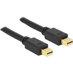 DeLOCK Καλώδιο Mini DisplayPort 1.2 to DisplayPort Male 5m Black 83477