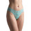 Milena By Paris Γυναικείο Sexy String με Δαντέλα Τιρκουάζ 7752