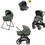 Inglesina Aptica XT Quattro 2026 Darwin Recline Evo Καρότσι Μωρού 3 σε 1 Canyon Grey