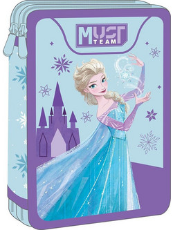 Must Frozen Κασετίνα Γεμάτη με 2 Θήκες Γαλάζια Μωβ 565992